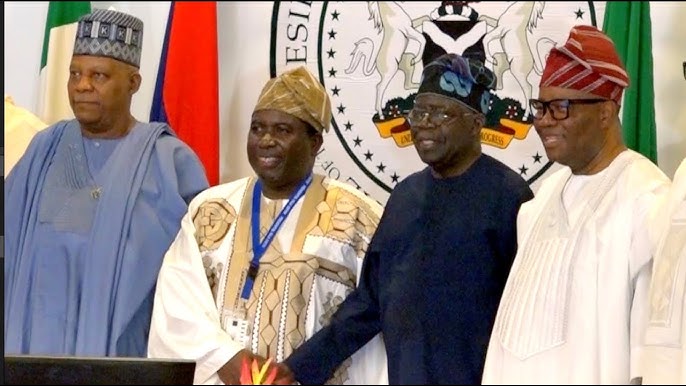 Bola Tinubu and Prof. Joash Amupitan