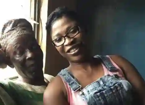 Bukky Amos-Bello and her father