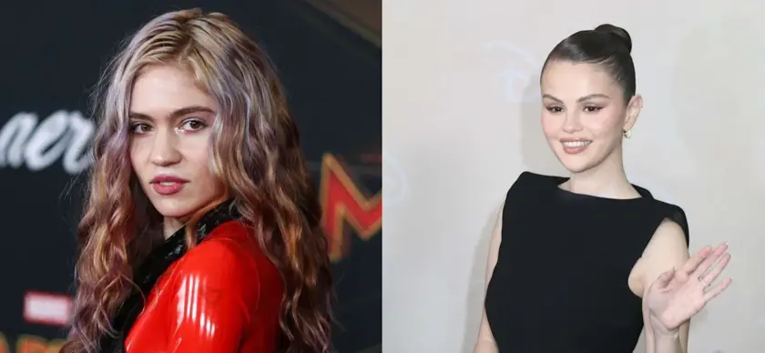 Grimes and Selena Gomez