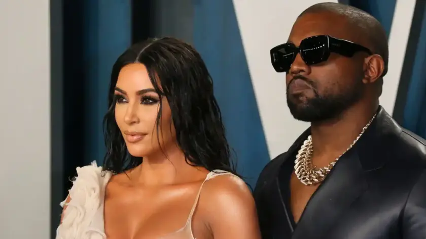 Kim Kardashian and Kanye West