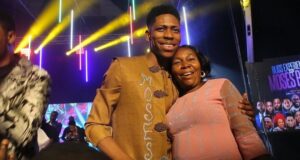 Moses Bliss and his mother