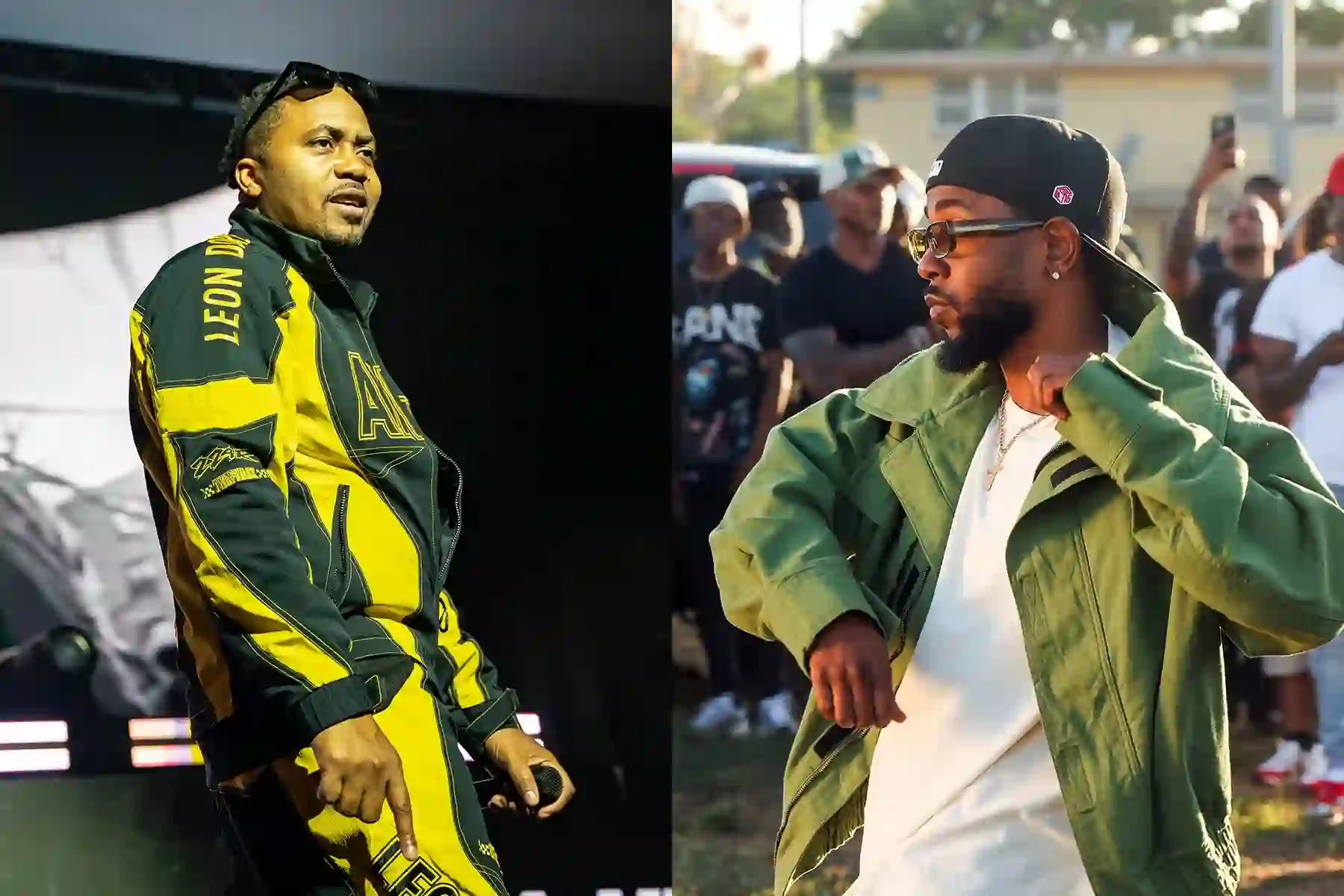 Nas and Kendrick Lamar
