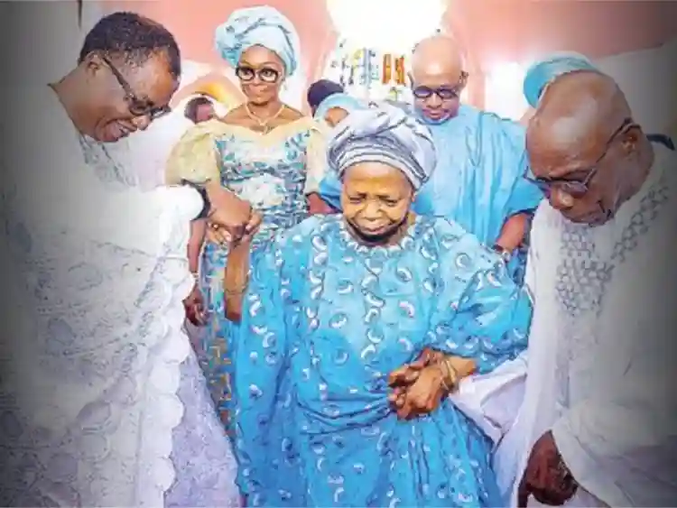 Otunba Gbenga Daniel and Dapo Abiodun's mother