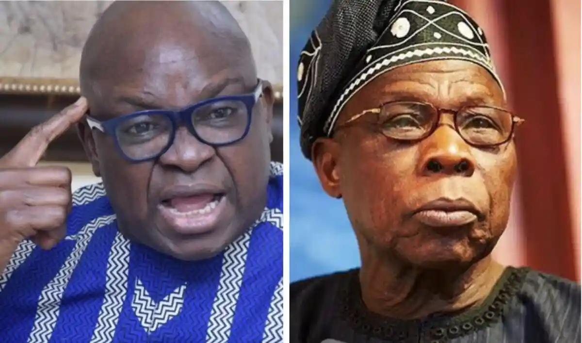 Ayo Fayose and Olusegun Obasanjo