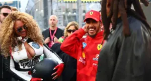 Beyoncé and Lewis Hamilton