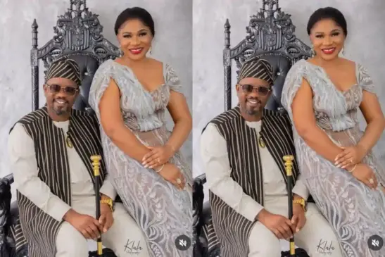 Charles Inojie and his wife