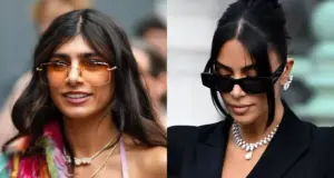 Mia Khalifa and Kim Kardashian