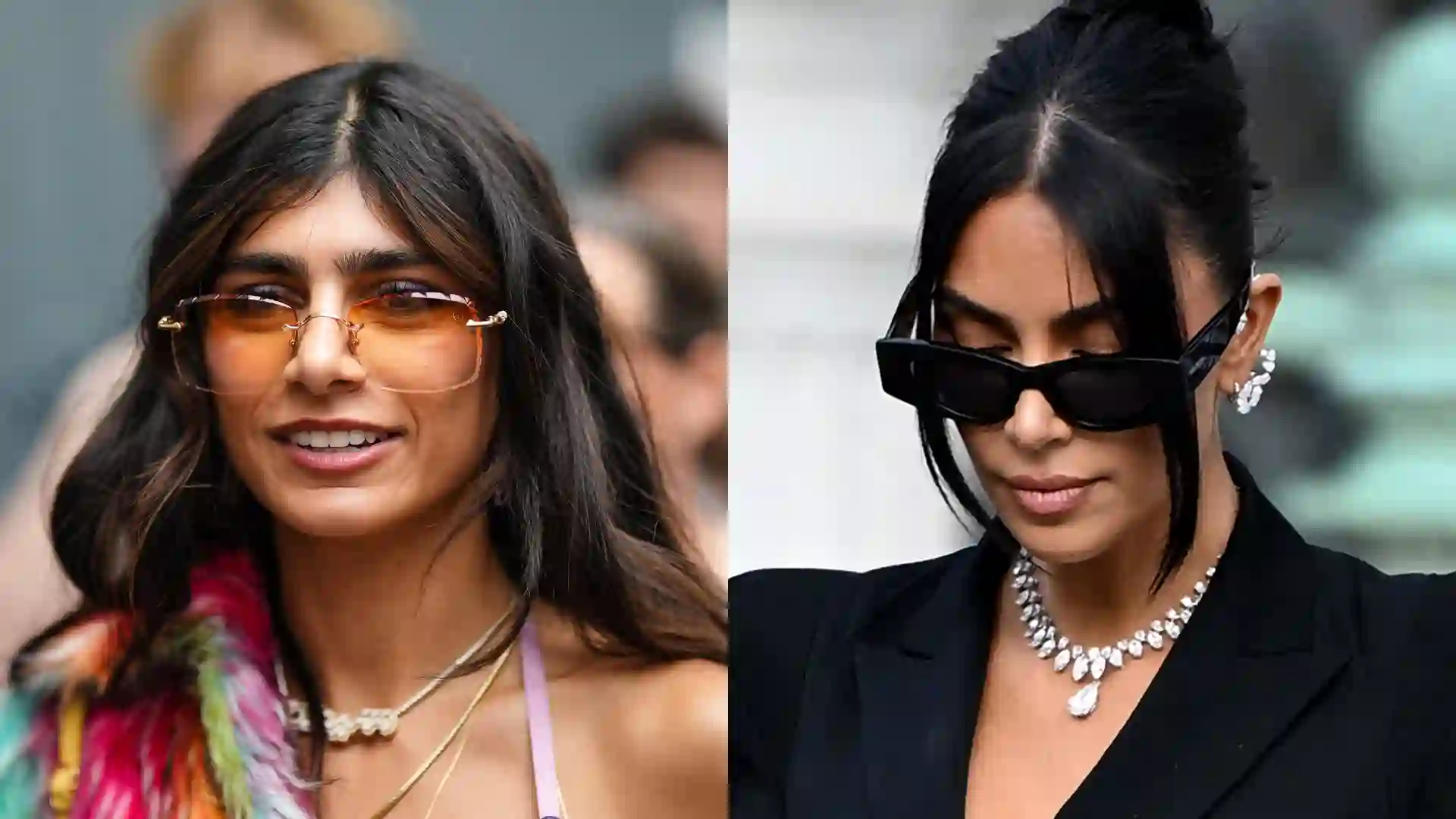 Mia Khalifa and Kim Kardashian
