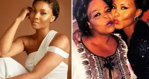 Osas Ighodaro and mother