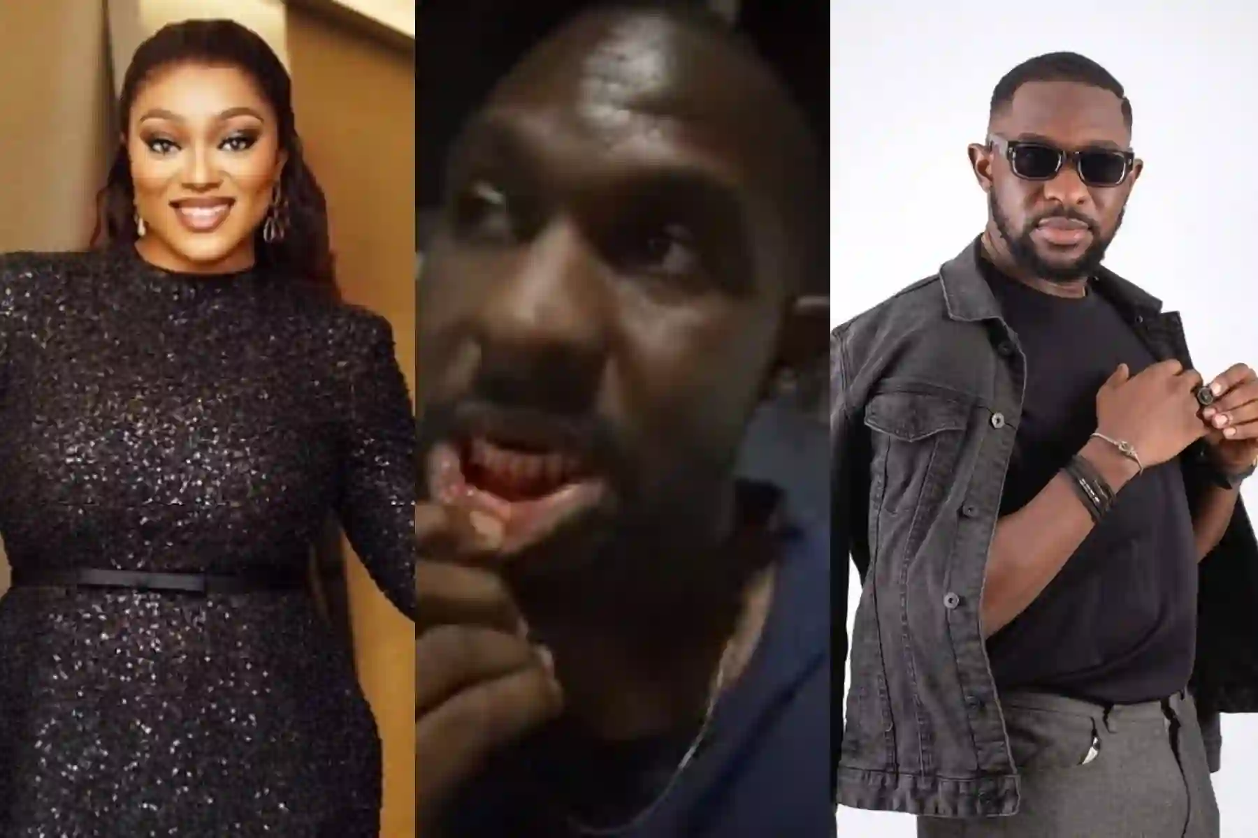 Peggy Ovire and Taye Arimoro