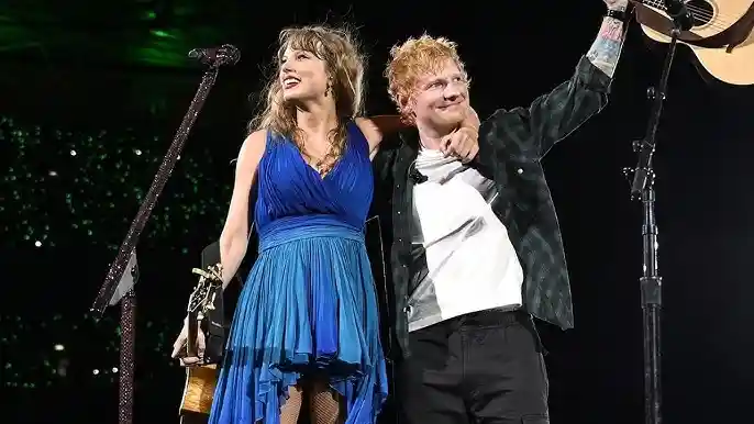 Taylor Swift and Ed Sheeran