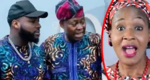 Davido and Kemi Olunloyo