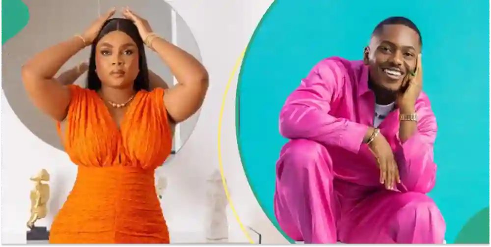 Bimbo Ademoye and Timini Egbuson