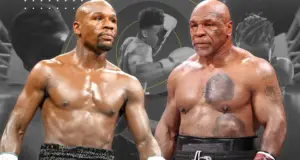 Mike Tyson and Floyd Mayweather