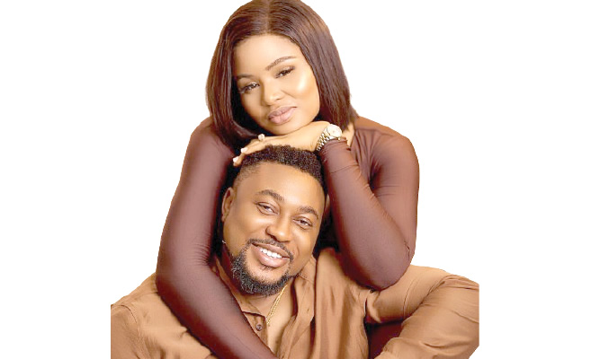 Nosa Rex and his wife