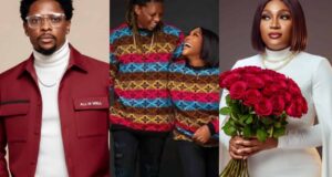 Rotimi Salami and his wife