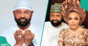 Akin Olaiya and his wife