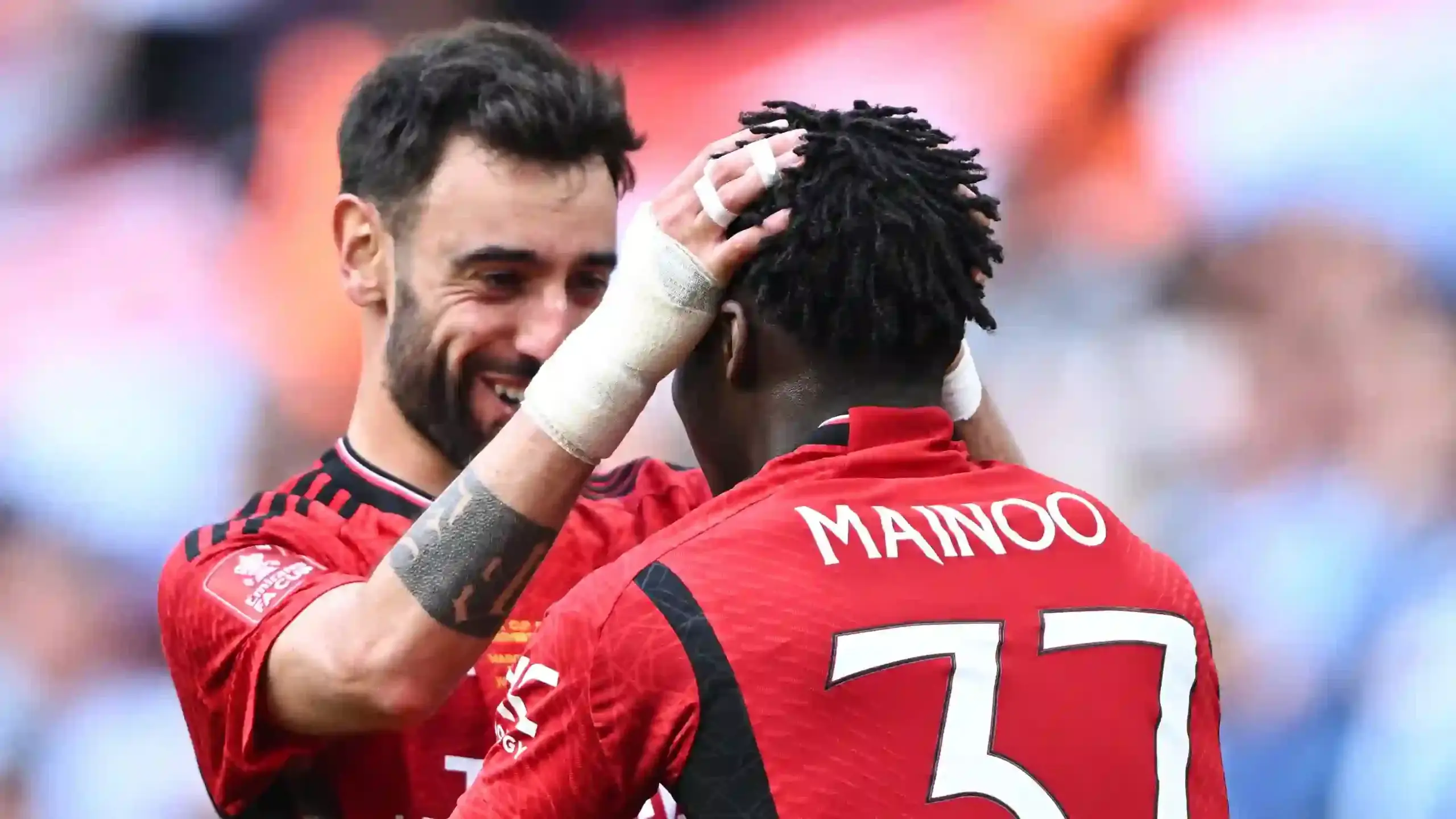 I'll Remember My Goal Against Manchester City Forever - Mainoo 1 Bruno Fernandes and Kobbie Mainoo