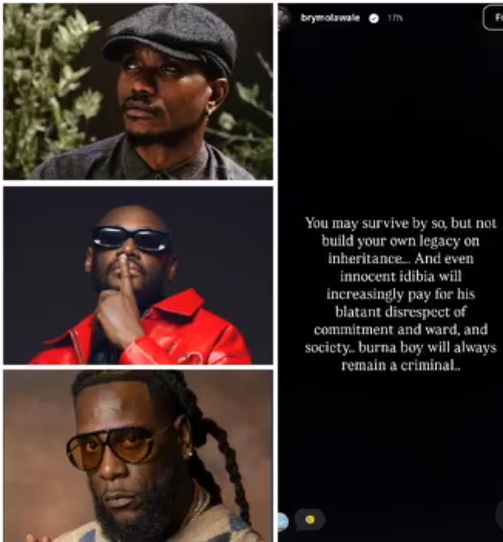 Burna Boy Will Always Remain A Criminal - Brymo 2 Brymo