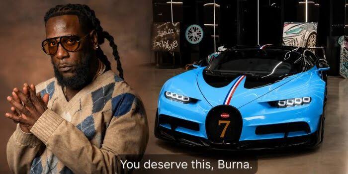 Burna Boy Flaunts Brand New Bugatti Chiron Hypercar 1 Burna Boy