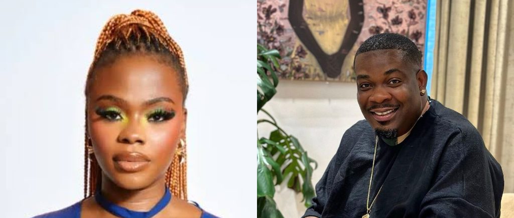 Mercedes and Don Jazzy
